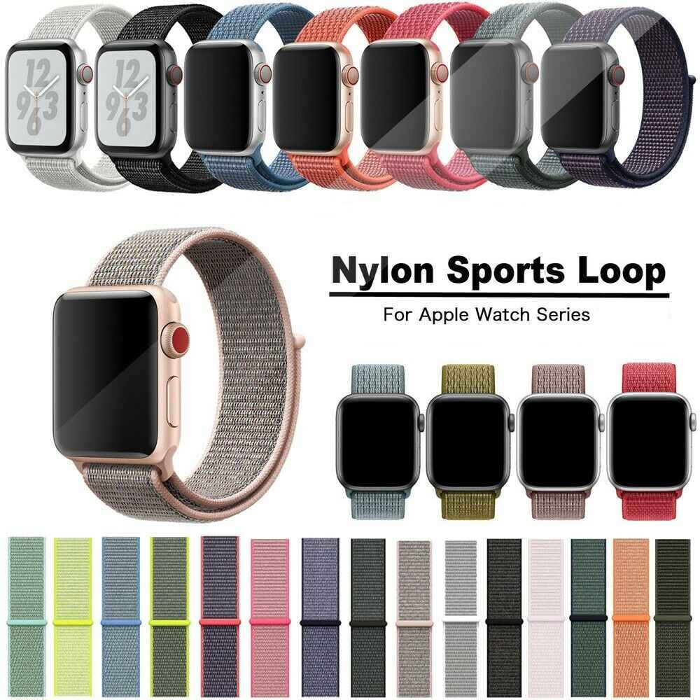Bracelet de rechange en nylon avec boucle de sport pour Apple Watch iWatch Bracelet de rechange en nylon avec boucle de sport pour Apple Watch iWatch